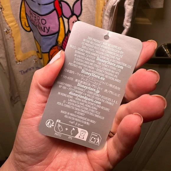 NWT Disney Winnie the Pooh and Piglet Halloween Embroidered T-Shirt for Women - Picture 8 of 12